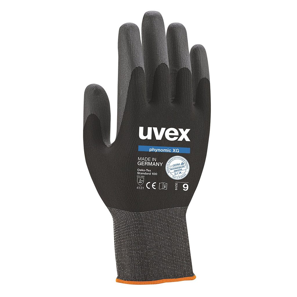 guantes de trabajo antideslizantes uvex