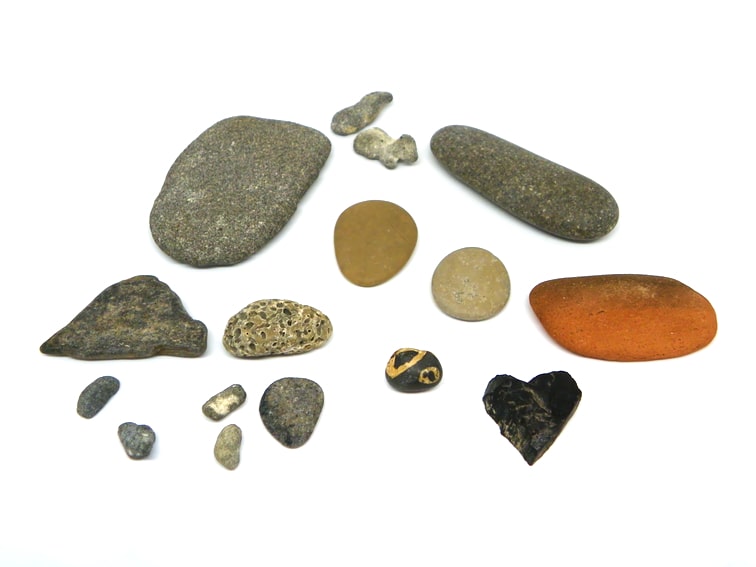 piedras de distintos tamaños