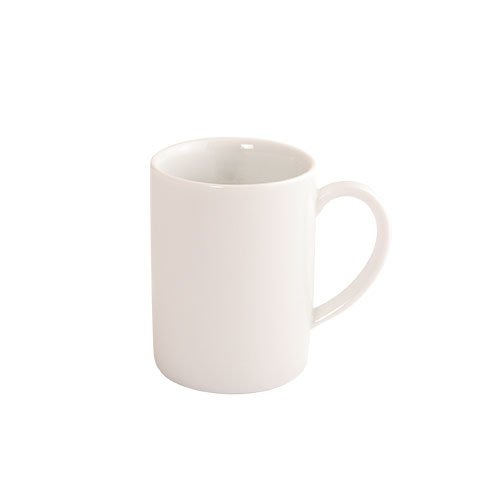 taza de ceramica en color blanco