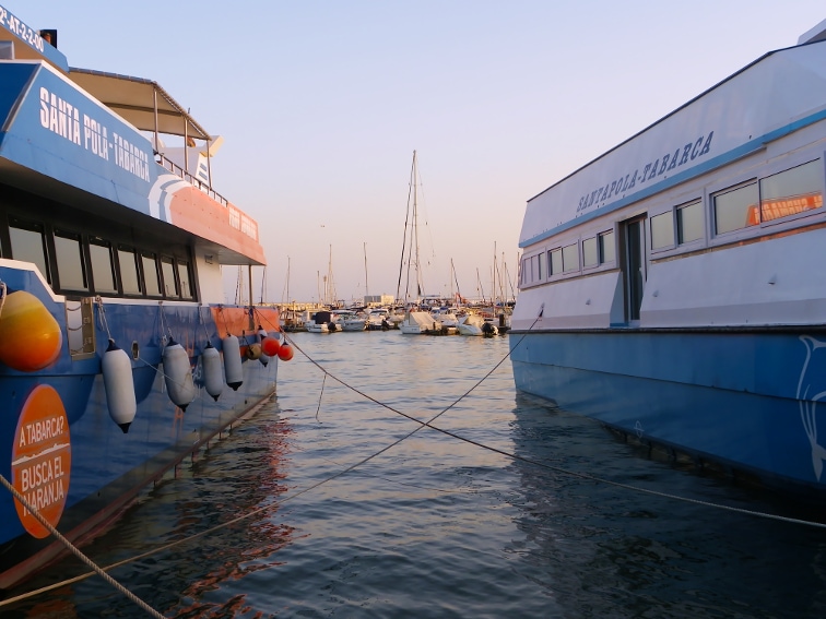 catamaranes para visitar la isla de tabarca santa pola