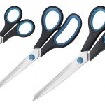 Westcott Easy Grip Set de tijeras 3 unidades color azul y negro