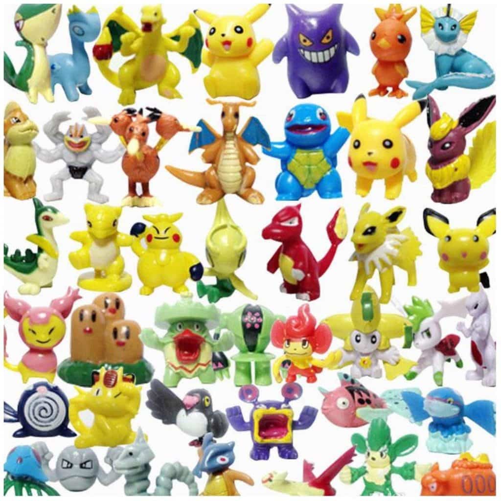 lote de 24 figuras de pokemon
