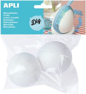 bolas porexpan 70 mm 2 uds