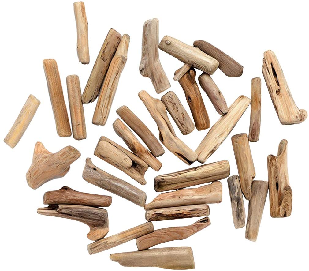 30 piezas de madera natural a la deriva