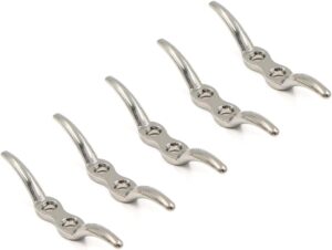 cornamusa de acero inoxidable 5 piezas