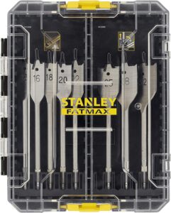 stanley juego de brocas de pala para madera 8 piezas