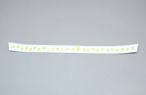 pasta de letras del abecedario