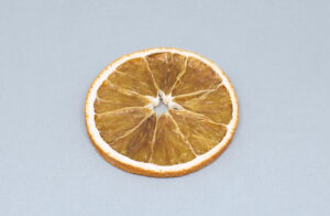 rodaja de naranja seca