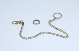 cadena con mosqueton y semianilla