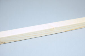 liston rectangular de madera de pino