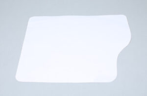 plantilla de papel con patron para estuche de gafas